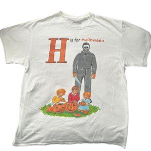 Michael Myers Halloween White T-shirt